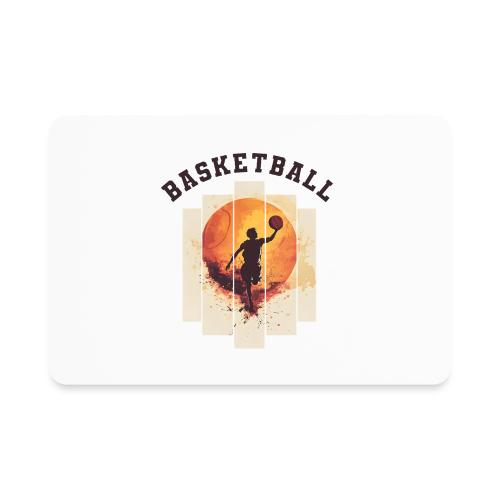 Basketball again and again - Rectangle Magnet