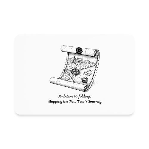 Unfolding Map of Ambition T-Shirt - Rectangle Magnet