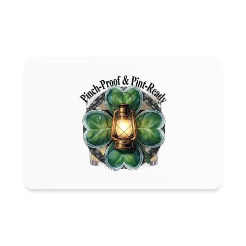 Pinch-Proof Lantern Clover T-Shirt - Rectangle Magnet