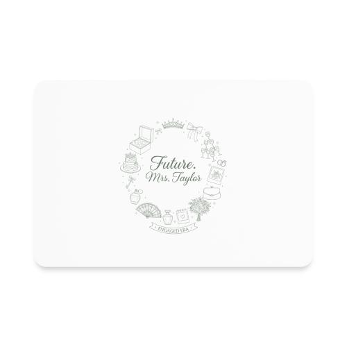 Future Mrs Minimalist Bridal Line Art - Rectangle Magnet