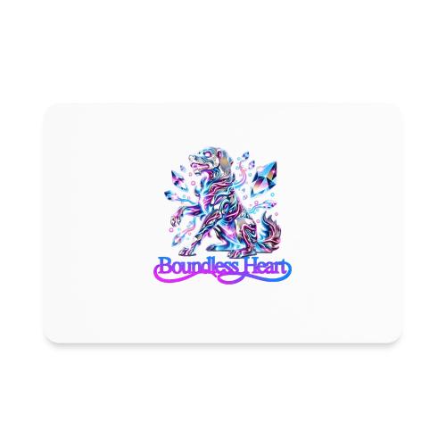 Boundless Heart Neon Galaxy Dog Shirt - Rectangle Magnet