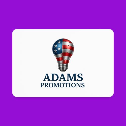 Adams promotions American flag metallic light bulb - Rectangle Magnet