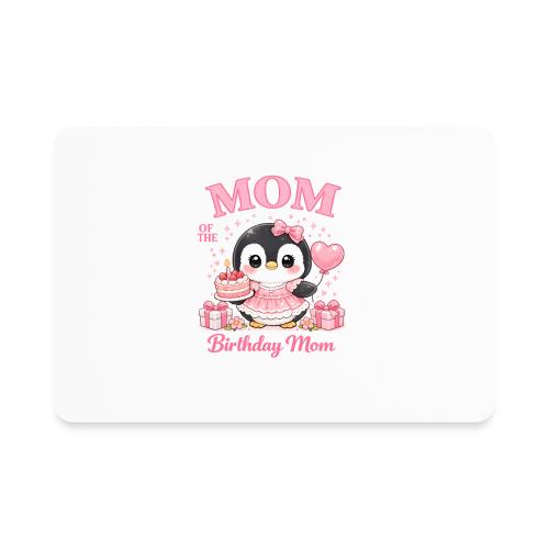 Cute Penguin Birthday Mom Kawaii Cake Balloon Gift - Rectangle Magnet