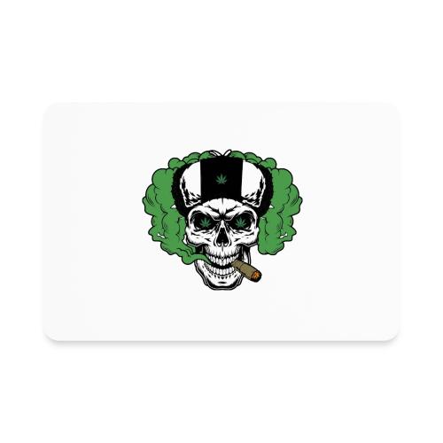 skull smoke cloud 2 - Rectangle Magnet