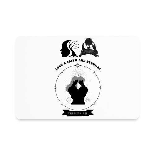 Love & Faith - Rectangle Magnet