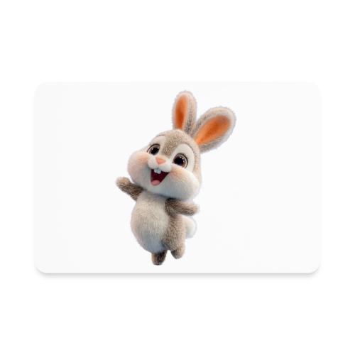Dancing Baby Rabbit - Rectangle Magnet