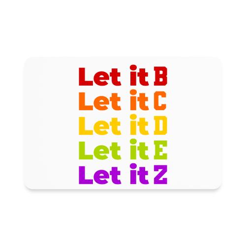 Let It Be Alphabetical - Rectangle Magnet