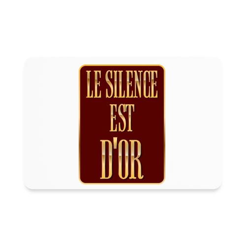 Silence is golden - Rectangle Magnet