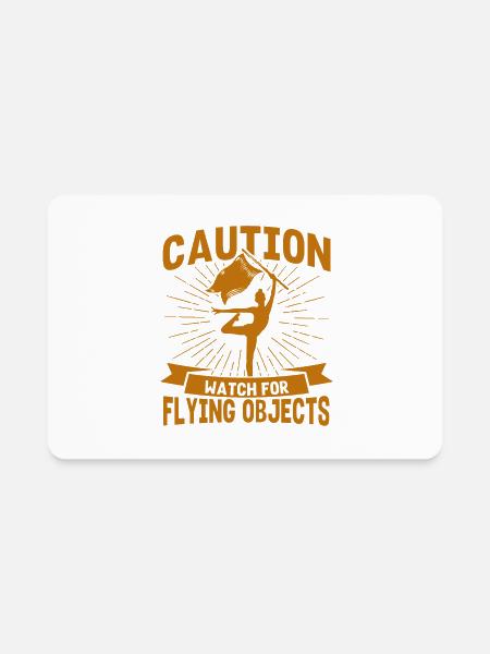 Color Guard Performance Color Guard Division Color - Rectangle Magnet - white - Front