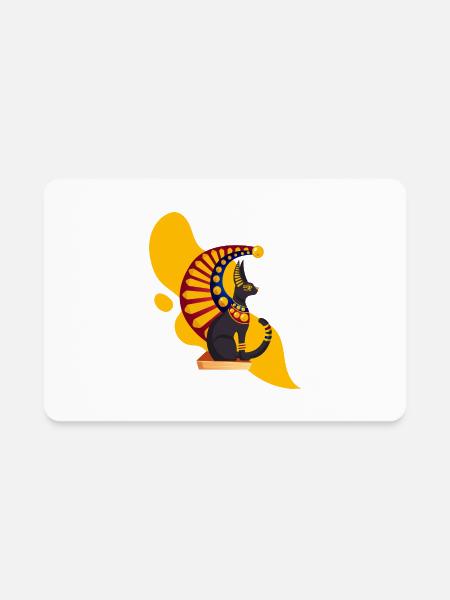 Cats In Ancient Egypt - Rectangle Magnet - white - Front