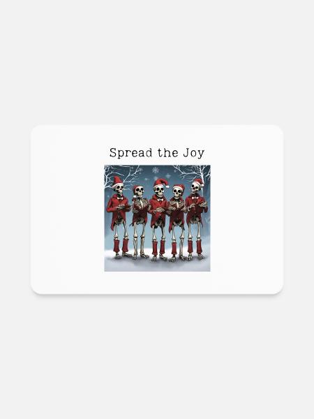 Spread the Joy - Rectangle Magnet - white - Front
