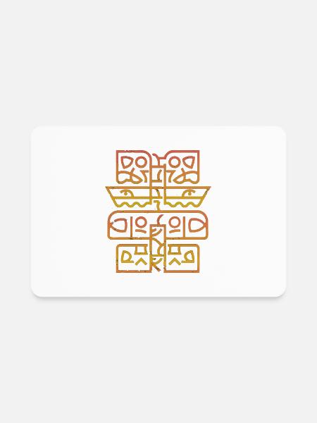 Ancient codes - Rectangle Magnet - white - Front