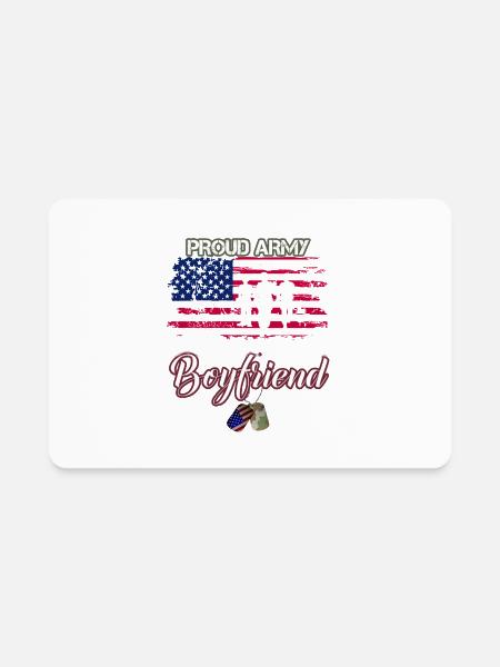 Proud Army National Guard - Rectangle Magnet - white - Front