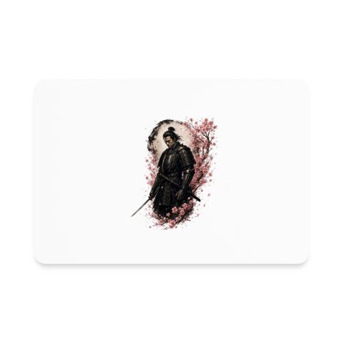 Samurai cherry blossoms - Rectangle Magnet