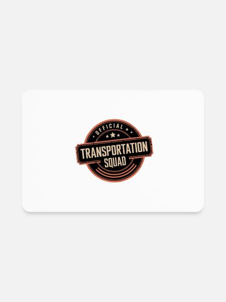 Transportation Squad 16 - Rectangle Magnet - white - Front