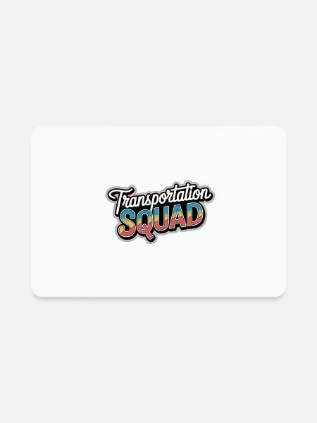 Transportation Squad 12 - Rectangle Magnet - white - Front