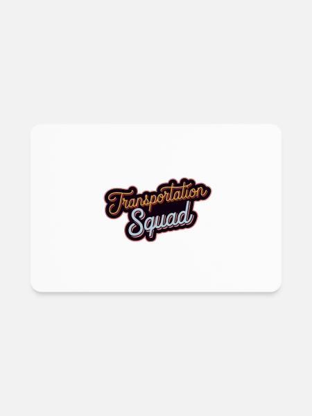 Transportation Squad 14 - Rectangle Magnet - white - Front
