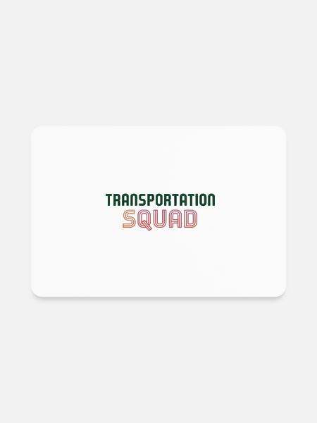Transportation Squad 10 - Rectangle Magnet - white - Front