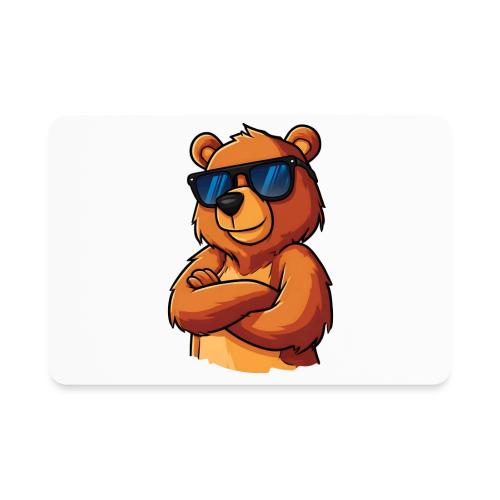 Cool Bear Sunglasses Cartoon Design - Rectangle Magnet