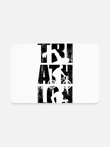 Cycling Swimmg Event - Rectangle Magnet - white - Front