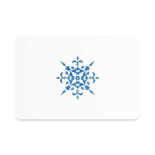 Coastal Christmas Snowflake - Rectangle Magnet