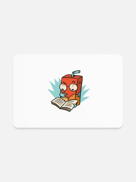 CONCENTRATED JUICE - Rectangle Magnet - white - Front