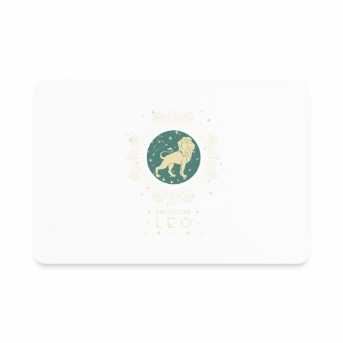 Zodiac sign Leo constellation birthday July August - Rectangle Magnet