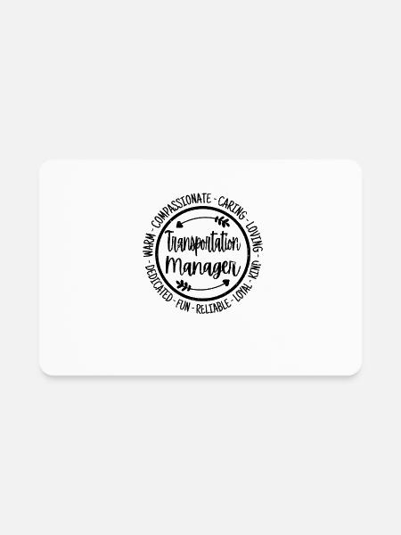 Transportation Manager Vintage Gift - Rectangle Magnet - white - Front