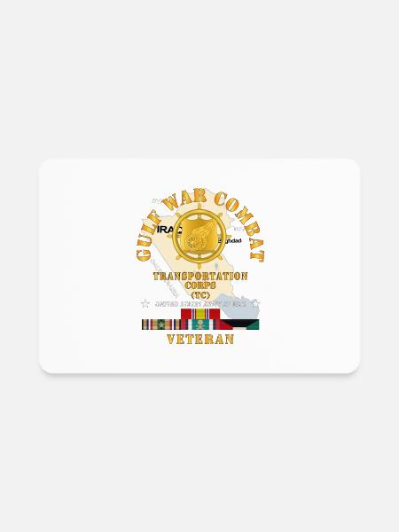 Army War Combat Vet Transportation Corps X 300 - Rectangle Magnet - white - Front