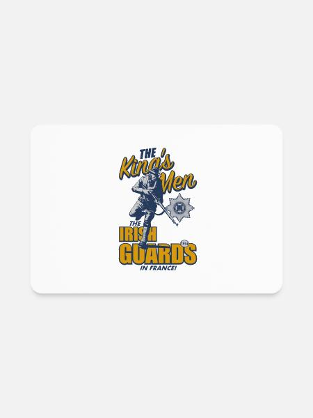 WW1 Irish Guards - Rectangle Magnet - white - Front
