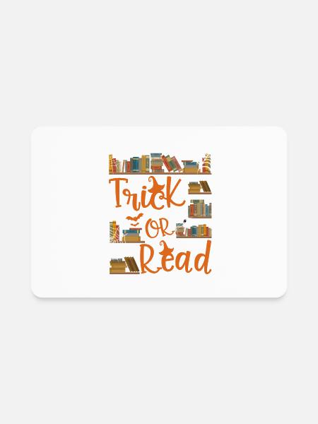 Trick Or Read Library Event Halloween - Rectangle Magnet - white - Front