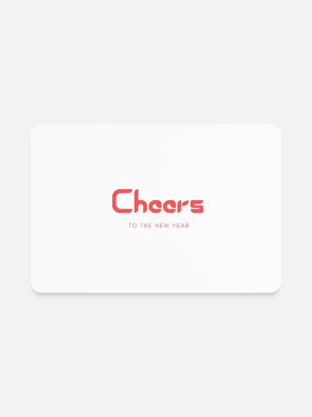 cheers - Rectangle Magnet - white - Front