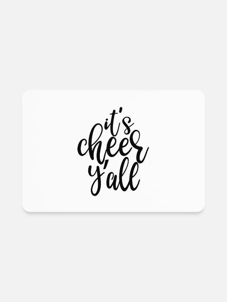 Cheer - Rectangle Magnet - white - Front