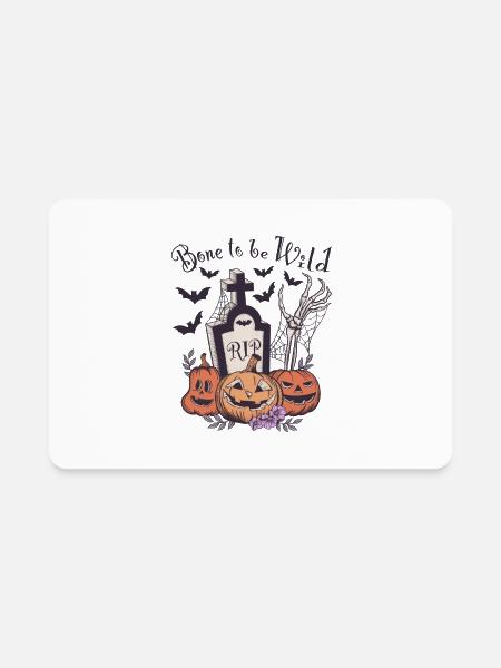 Bone To Be Wild - Rectangle Magnet - white - Front