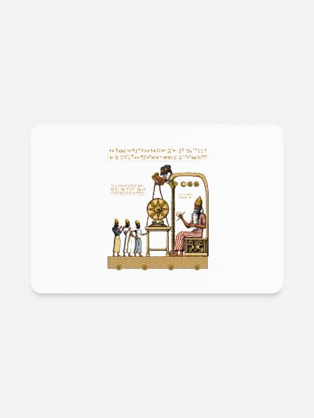 Ancient Anunnaki Mythology - Rectangle Magnet - white - Front