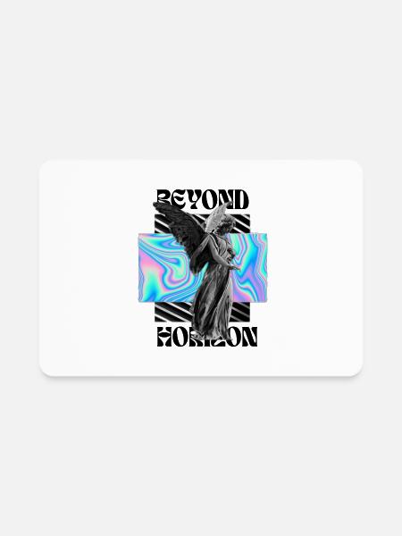 Digital Artwork - Rectangle Magnet - white - Front