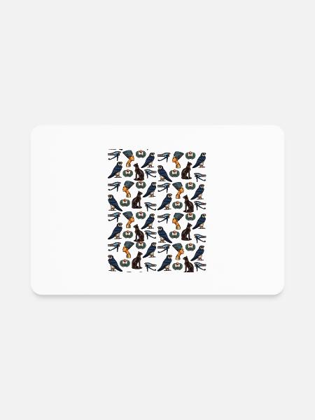 Ancient Egypt Egyptology - Rectangle Magnet - white - Front