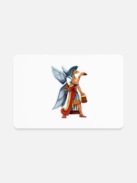 Ancient Anunnaki God - Rectangle Magnet - white - Front