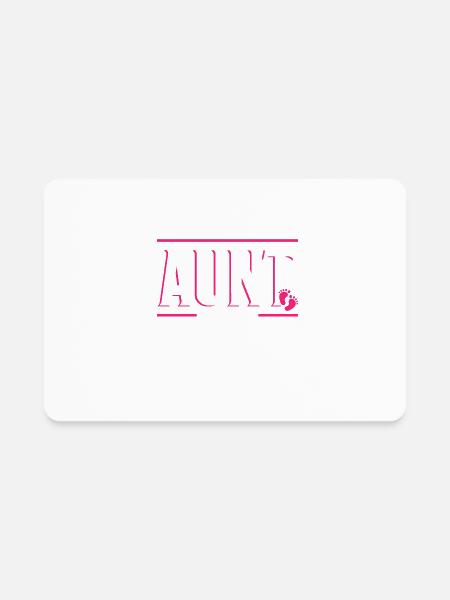 Aunt Est 2023 Baby Birth Babysitting Babysitter - Rectangle Magnet - white - Front