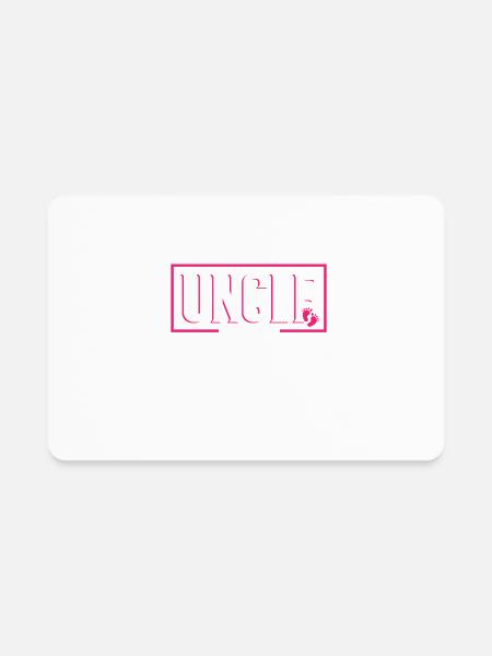 Uncle Est 2023 Baby Birth Babysitting Babysitter - Rectangle Magnet - white - Front