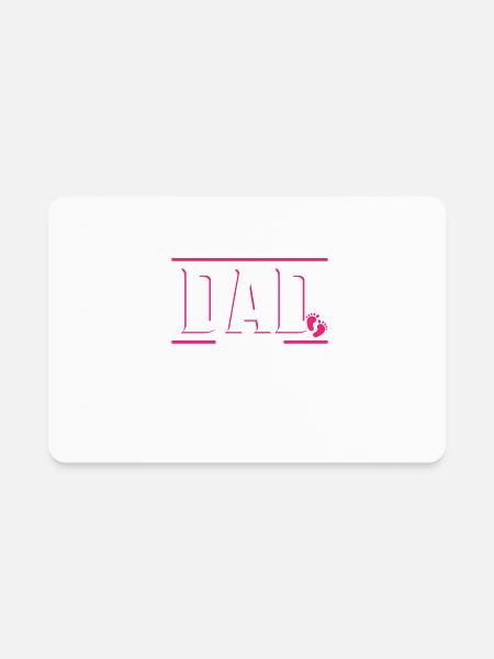 Dad Est 2023 Baby Birth Babysitting Babysitter - Rectangle Magnet - white - Front
