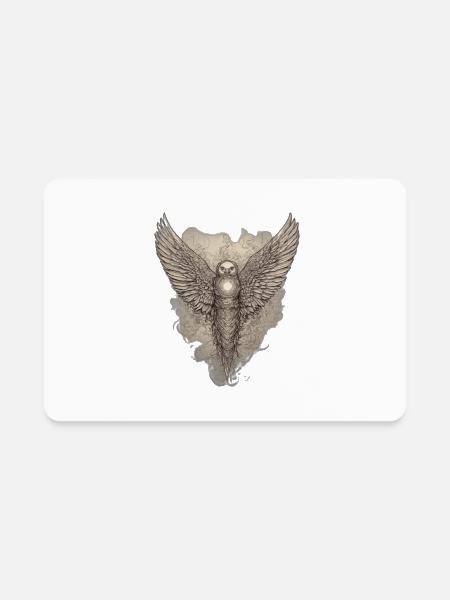 american Tattoo - Rectangle Magnet - white - Front