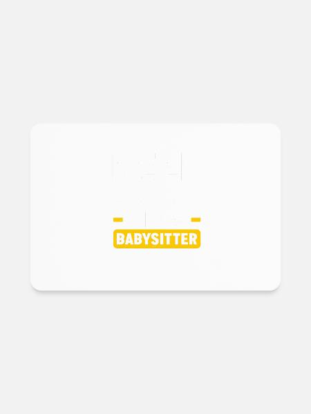 Babysitter Babysitting - Rectangle Magnet - white - Front