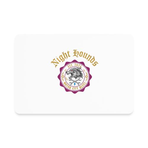 Night Hounds Wolf Patch - Rectangle Magnet