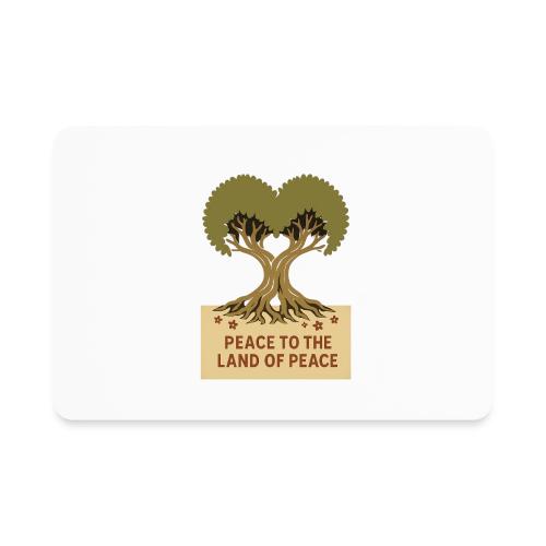 Peace To The Land Of Peace Tree Heart - Rectangle Magnet