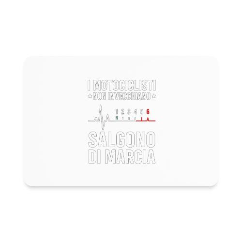 Motorcyclists Never Age Heartbeat Design - Rectangle Magnet