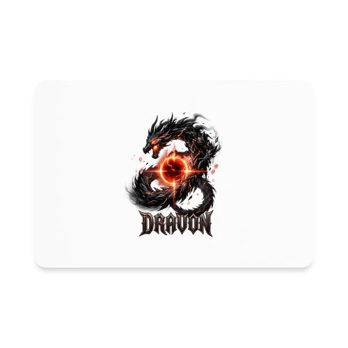 Dravon Fire Dragon Dark Fantasy Graphic T-Shirt - Rectangle Magnet