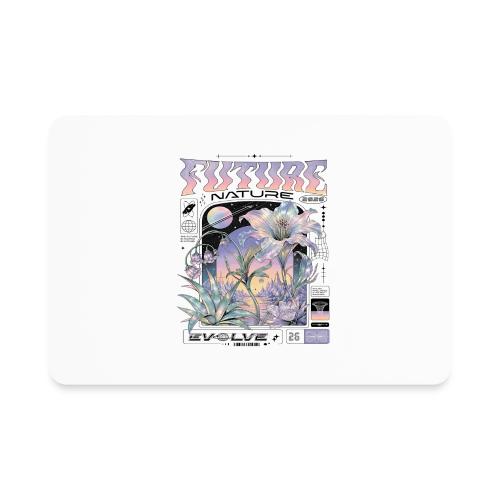 Future Nature Retro-Futuristic - Rectangle Magnet