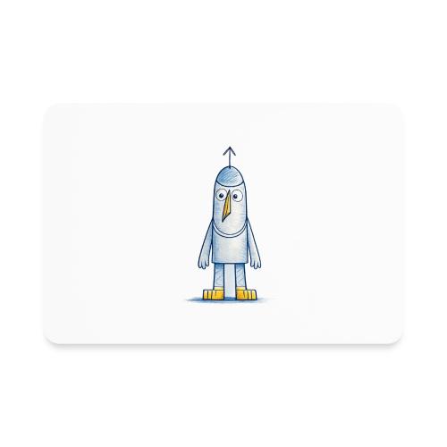 Funny Doodle Bird Character - Rectangle Magnet