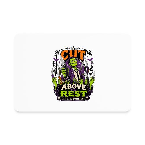 Cut Above The Rest Zombie Pocket Knife Halloween - Rectangle Magnet